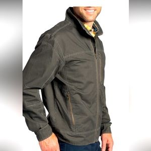 Kuhl Burr Cotton Canvas Jacket in Gunmetal Grey. Size M. EUC